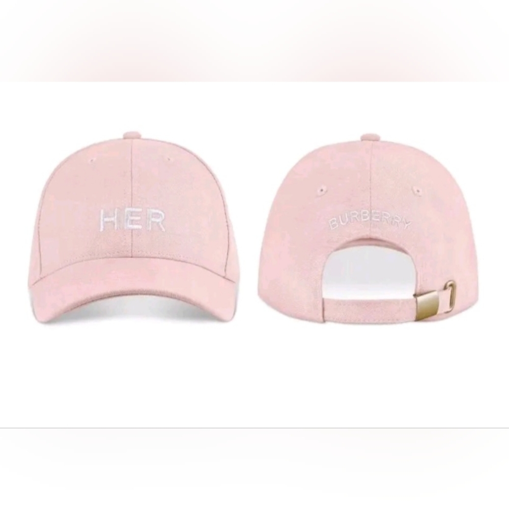 Burberry HER pink Baseball cap for Women Adjustable strap